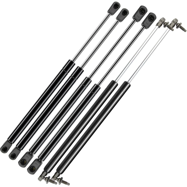 6 Pcs Hood & Tailgate & Window Lift Supports Shock Struts for 2005-2007 Jeep Grand Cherokee