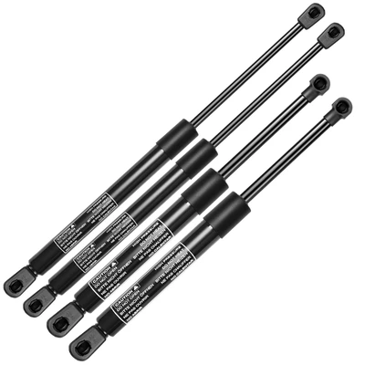 4 Pcs Hood & Tailgate Lift Supports Shock Struts