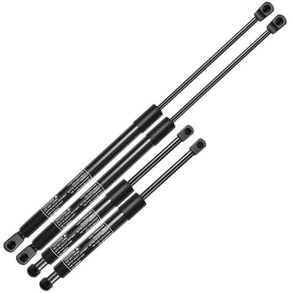 4 Pcs Hood & Tailgate Lift Supports Shock Struts for 1999-2005 Saab 9-5