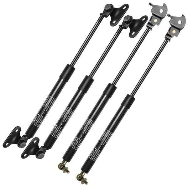 4 Pcs Front Hood & Rear Tailgate Lift Supports Shock Struts for Toyota Land Cruiser