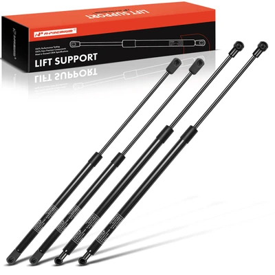 4 Pcs Rear Tailgate & Rear Window Lift Supports Shock Struts