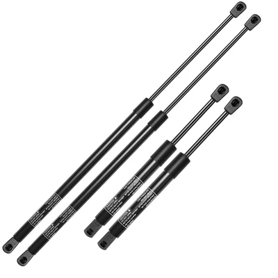 4 Pcs Hood & Tailgate Lift Supports Shock Struts