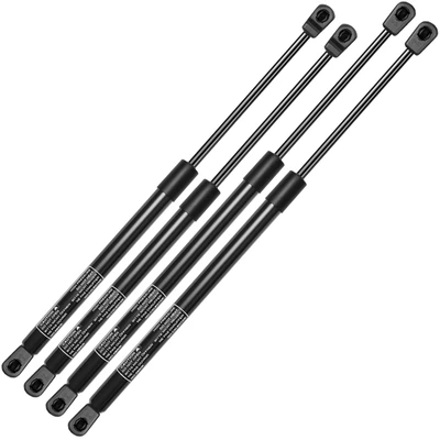 4 Pcs Hood & Tailgate Lift Supports Shock Struts