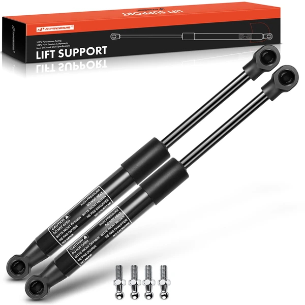 2 Pcs Front Hood Lift Supports Shock Struts for 1993-1995 Ferrari 348 Spider