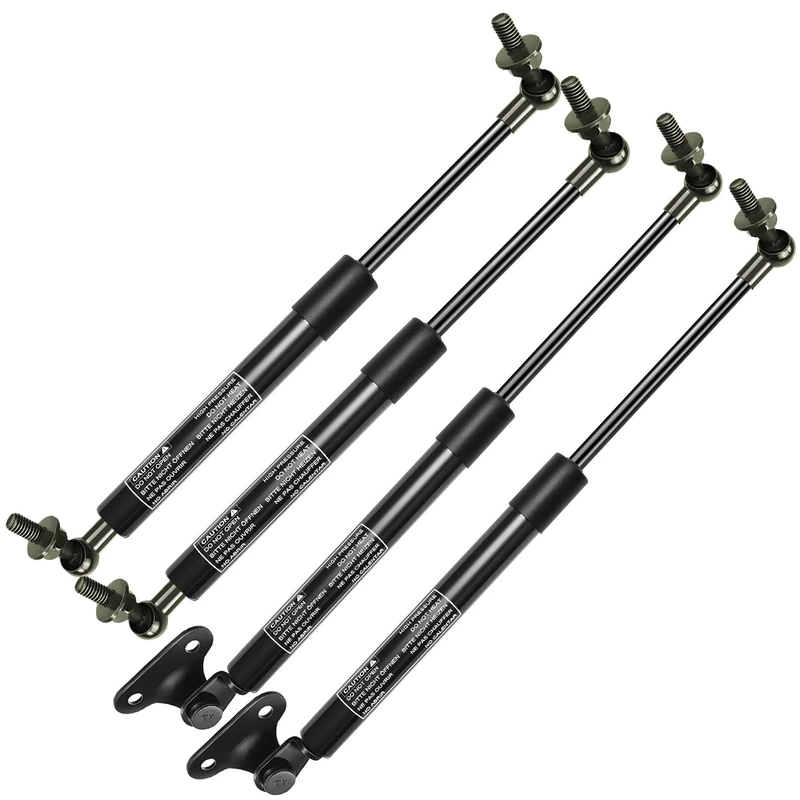 4 Pcs Hood & Tailgate Lift Supports Shock Struts for Toyota Land cruiser 98-07 LX470