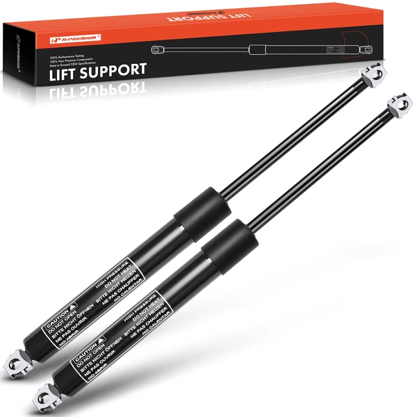 2 Pcs Universal Lift Supports Gas Struts Extended Length 13.07in.