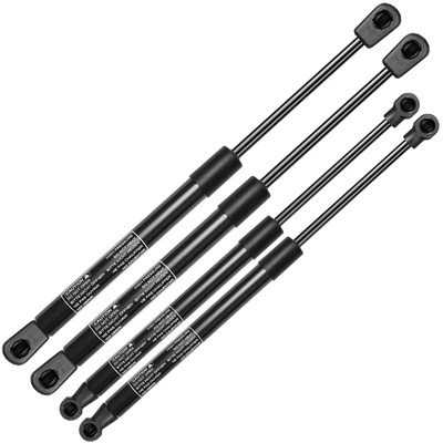 4 Pcs Front Hood & Rear Tailgate Lift Supports Shock Struts
