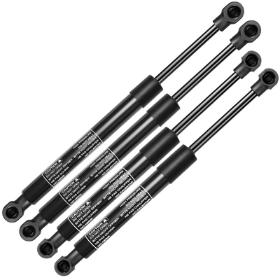 4 Pcs Hood & Tailgate Lift Supports Shock Struts