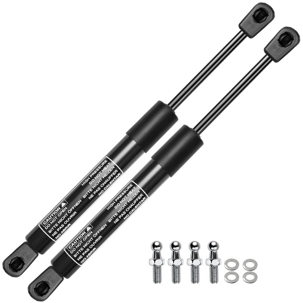 2 Pcs Universal Lift Supports Gas Struts Extended Length 12.20in. 8.66in. 24lbs