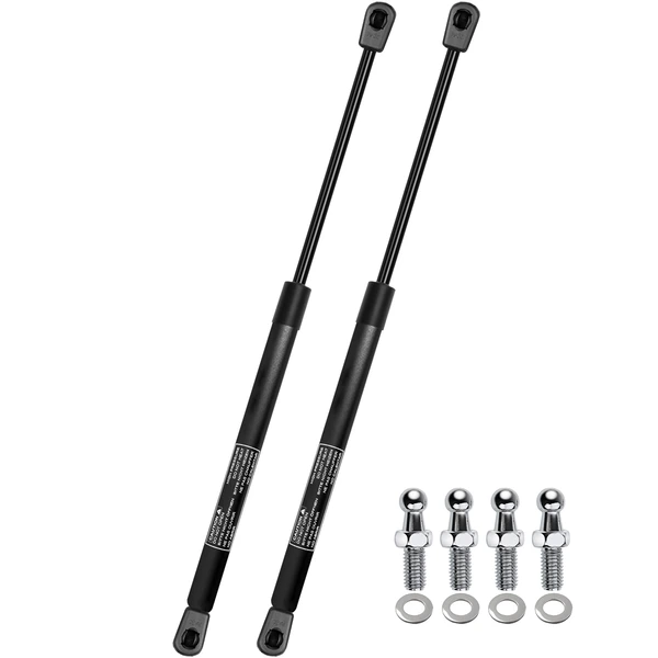 2 Pcs Universal Lift Supports Gas Struts with Spike Extended Length 17.13in. 55lbs