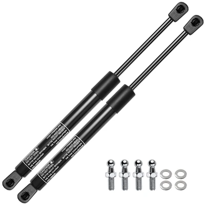 2 Pcs Universal Lift Supports Gas Struts with Spike Extended Length 13.98in. 24lbs