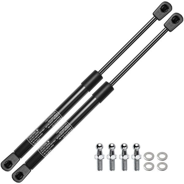 2 Pcs Universal Lift Supports Gas Struts Extended Length 19.69in. 12.20in. 100lbs