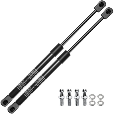 2 Pcs Universal Lift Supports Gas Struts Extended Length 19.69in. 12.20in. 120lbs