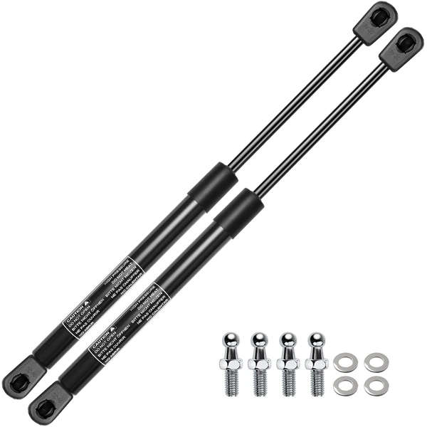 2 Pcs Universal Lift Supports Gas Struts Extended Length 19.69in. 12.20in. 120lbs