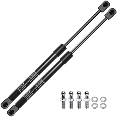 2 Pcs Universal Lift Supports Gas Struts Extended Length 19.69in. 12.20in. 60lbs