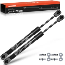2 Pcs Universal Lift Supports Gas Struts Extended Length 9.84in. 40lbs