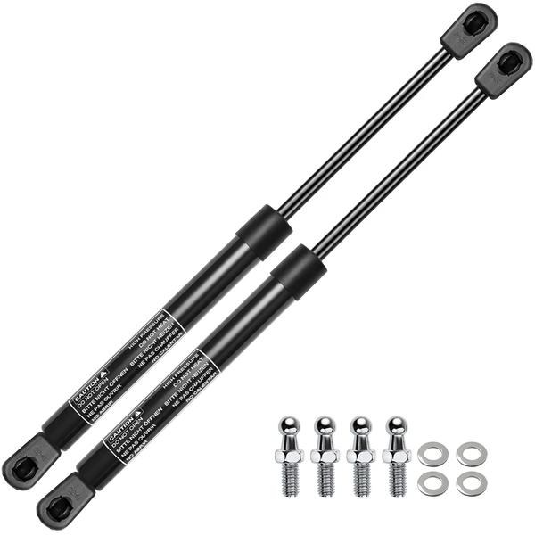 2 Pcs Universal Lift Supports Gas Struts Extended Length 13.98in. 40lbs