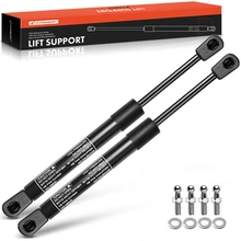 2 Pcs Universal Lift Supports Gas Struts Extended Length 9.84in. 22lbs