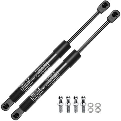 2 Pcs Universal Lift Supports Gas Struts Extended Length 12.20in. 40lbs