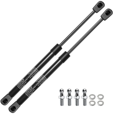 2 Pcs Universal Lift Supports Gas Struts Extended Length 15.70in. 45lbs
