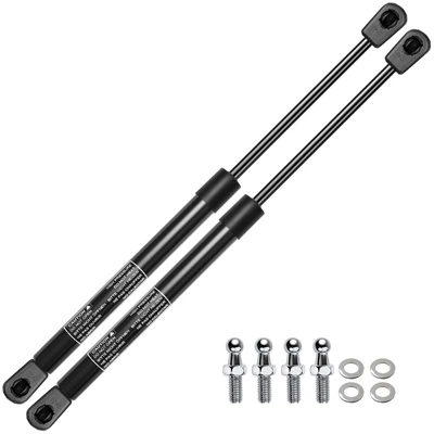 2 Pcs Universal Lift Supports Gas Struts Extended Length 19.69in. 150lbs