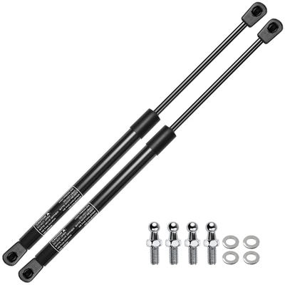 2 Pcs Universal Lift Supports Gas Struts Extended Length 19.70in. 90lbs