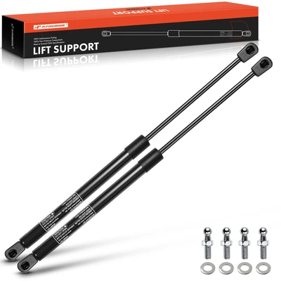 2 Pcs Universal Lift Supports Gas Struts with Spike Extended Length 22.87in. 37lbs