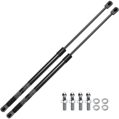 2 Pcs Universal Lift Supports Gas Struts with Spike Extended Length 28.90in. 26lbs
