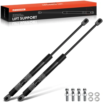 2 Pcs Universal Lift Supports Gas Struts with Spike Extended Length 15.98in. 9.92in. 20lbs