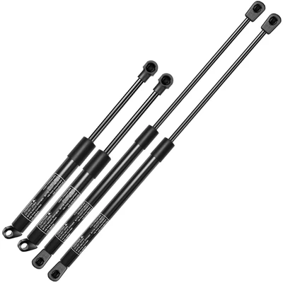 4 Pcs Hood & Tailgate Lift Supports Shock Struts