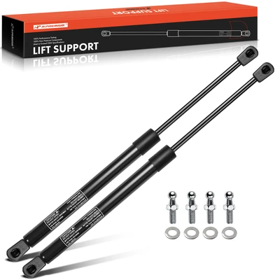 2 Pcs Universal Lift Supports Gas Struts with Spike Extended Length 15.08in. 50lbs
