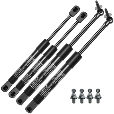 4 Pcs Hood & Window Lift Supports Shock Struts