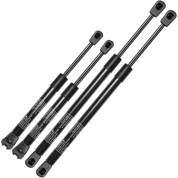 4 Pcs Tailgate & Window Lift Supports Shock Struts for 2005-2012 Nissan Pathfinder