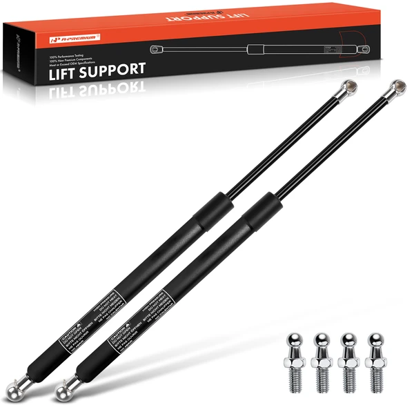 2 Pcs Front Hood Lift Supports Shock Struts for Lexus LX570 Toyota Land Cruiser