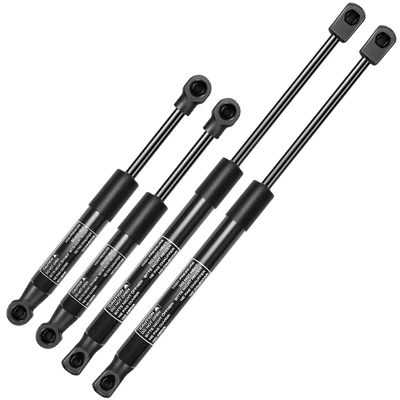 4 Pcs Hood & Tailgate Lift Supports Shock Struts
