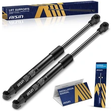 AISIN 2 Pcs Rear Window Glass Lift Support Shock Strut for 2000-2006 BMW X5