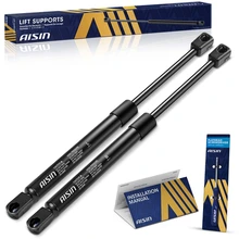 AISIN 2 Pcs GASFD-00704 Hood Lift Supports Shock Struts for 2009-2019 Ford Flex