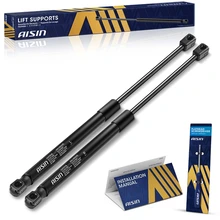 AISIN 2 Pcs Front Hood Lift Supports Shock Struts for 2007-2015 Jaguar XK