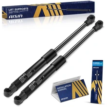 AISIN 2 Pcs Rear Window Lift Supports Shock Struts for 2003-2009 Kia Sorento