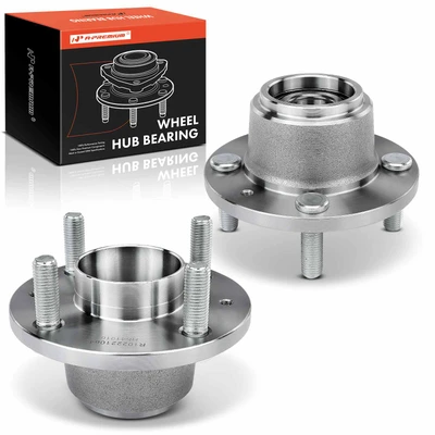 2 Pcs Rear Wheel Bearing & Hub Assembly