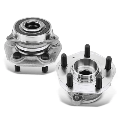 2 Pcs Rear Wheel Bearing & Hub Assembly