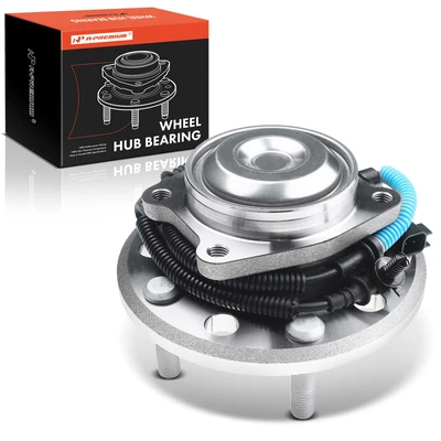 Rear Driver or Passenger Wheel Bearing & Hub Assembly with ABS Sensor