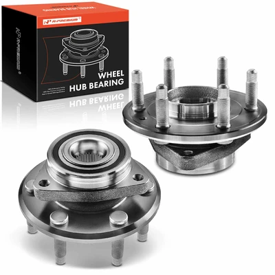 2 Pcs Front or Rear Wheel Bearing & Hub Assembly