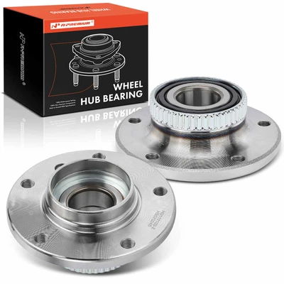 2 Pcs Front Wheel Bearing & Hub Assembly