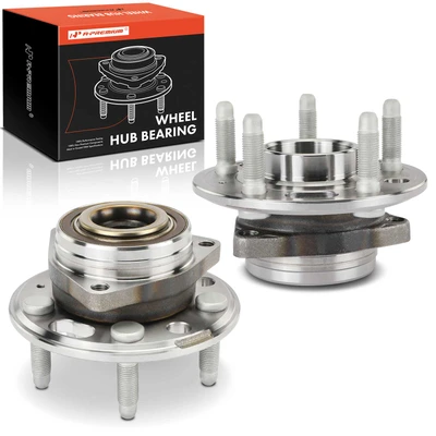 2 Pcs Wheel Bearing & Hub Assembly