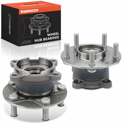 2 Pcs Rear Wheel Hub & Bearing Assembly
