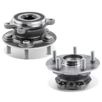 2 Pcs Front Wheel Bearing & Hub Assembly