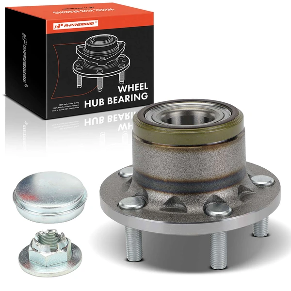 Rear Driver or Passenger Wheel Hub & Bearing Assembly for 2010-2013 Ford Transit Connect