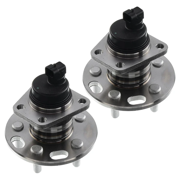 2 Pcs Rear Wheel Bearing & Hub Assembly with ABS Sensor for Buick Skylark Chevy FWD