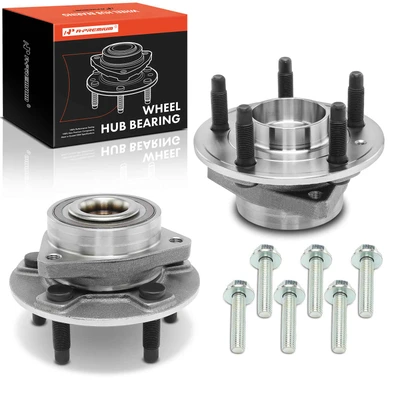 2 Pcs Wheel Bearing & Hub Assembly